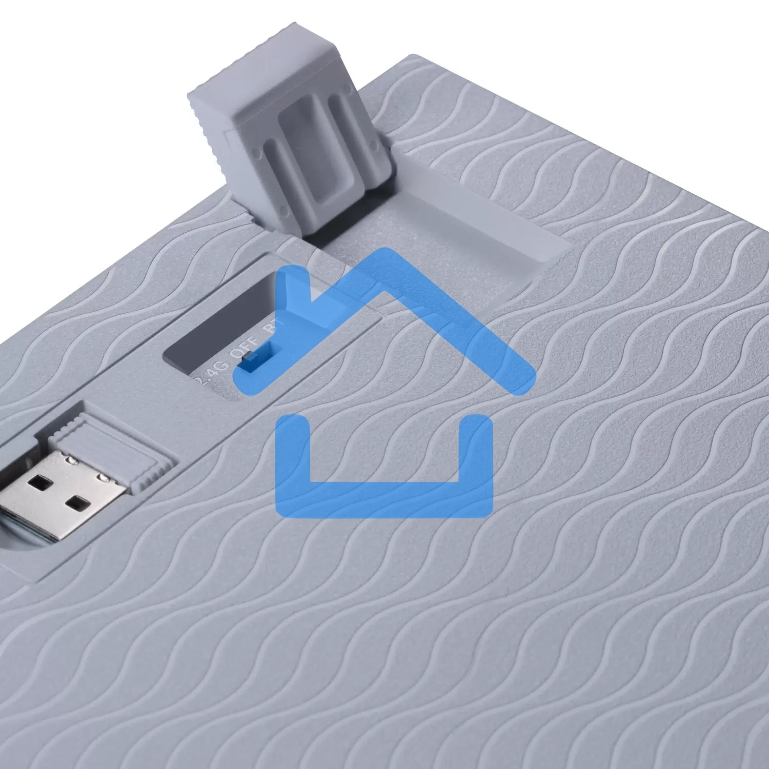 Клавиатура беспроводная Defender REDRAGON VEIGAR USB, Bluetooth/Радиоканал, бело-голубая