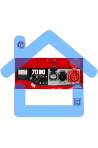 Электрогенератор бензиновый ЗУБР СБ-7000Е-3, 7 кВт, 73 дБ, 81 кг