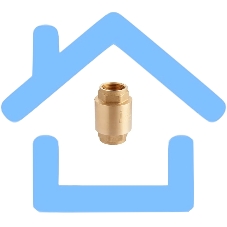 Клапан обратный 1' латунный золотник усиленный