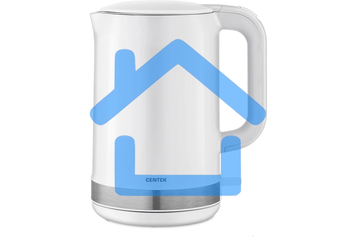 Чайник электрический Centek CT-1010 белый, 2200 Вт, 1.5 л