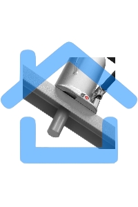 Пресс гидравлический Matrix 20 т, 640 х 540х 1500 мм (комплект из 2 частей)