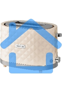 Тостер Galaxy Line GL 2912, бежевый, пластик, 1200 Вт