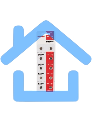 Батарейка часовая Rexant LR59, 1,5В, 10 шт (AG2, LR726, G2, 196, GP96A, 396, SR726W) блистер