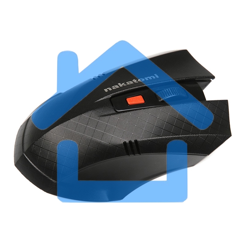 Мышь беспроводная Nakatomi MRON-04U черный, 1600 dpi, радиоканал, USB, кнопки - 6