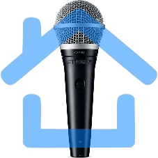 Кардиоидный вокальный микрофон SHURE PGA48-QTR-E c выключателем, с кабелем XLR -1/4'