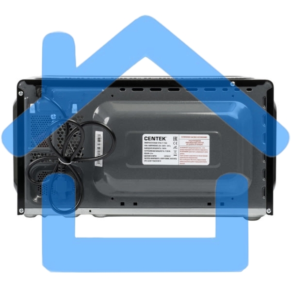 Микроволновая печь Centek CT-1562 черный 20л 700Вт кнопки, поворотный механизм