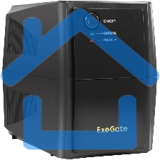 Источник бесперебойного питания ExeGate Power Back BNB-500.LED.4C13 500VA/300W, LED, 4*C13, черный