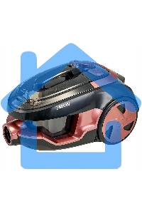 Пылесос DELTA LUX DE-3501 СУПЕР-ЦИКЛОН, черный с терракот