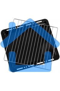 Плита комбинированная Flama RK 2211 белый, конфорок 4 шт, духовка 50 л, 50 см x 85 см x 60 см