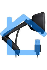 Веб-камера Logitech HD Webcam Brio 90 графитовый 2Mpix (1920x1080) USB 2.0 с микрофоном (960-001581)