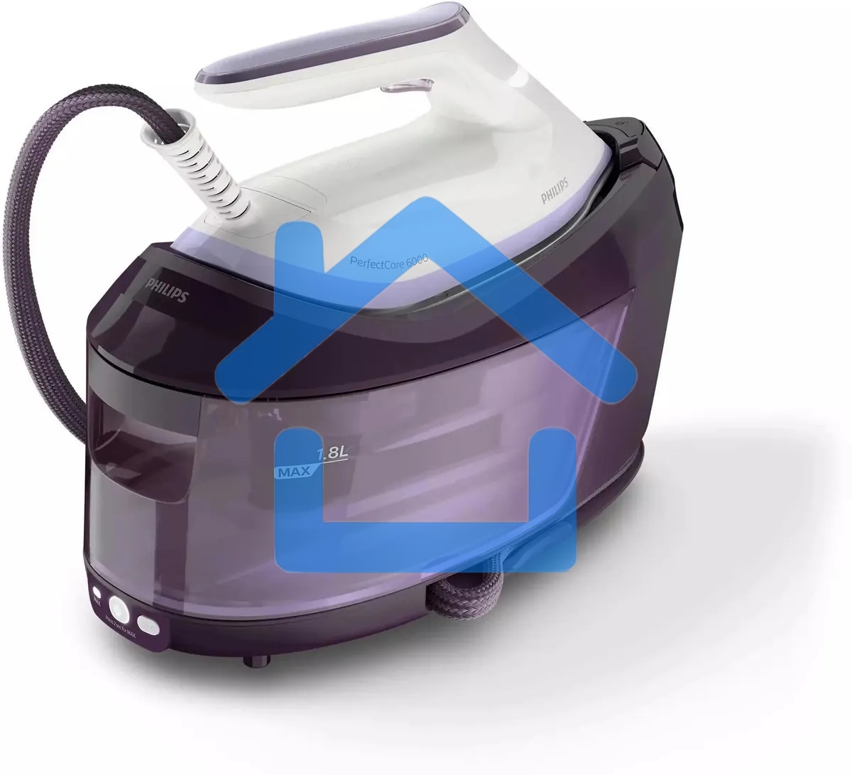 Парогенератор Philips PSG6024/30 2400Вт белый/фиолетовый