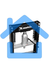 Пресс гидравлический Matrix 20 т, 640 х 540х 1500 мм (комплект из 2 частей)