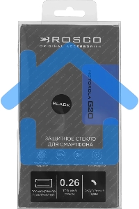 Защитное стекло для экрана Brosco для Motorola Moto G20 1 шт черный