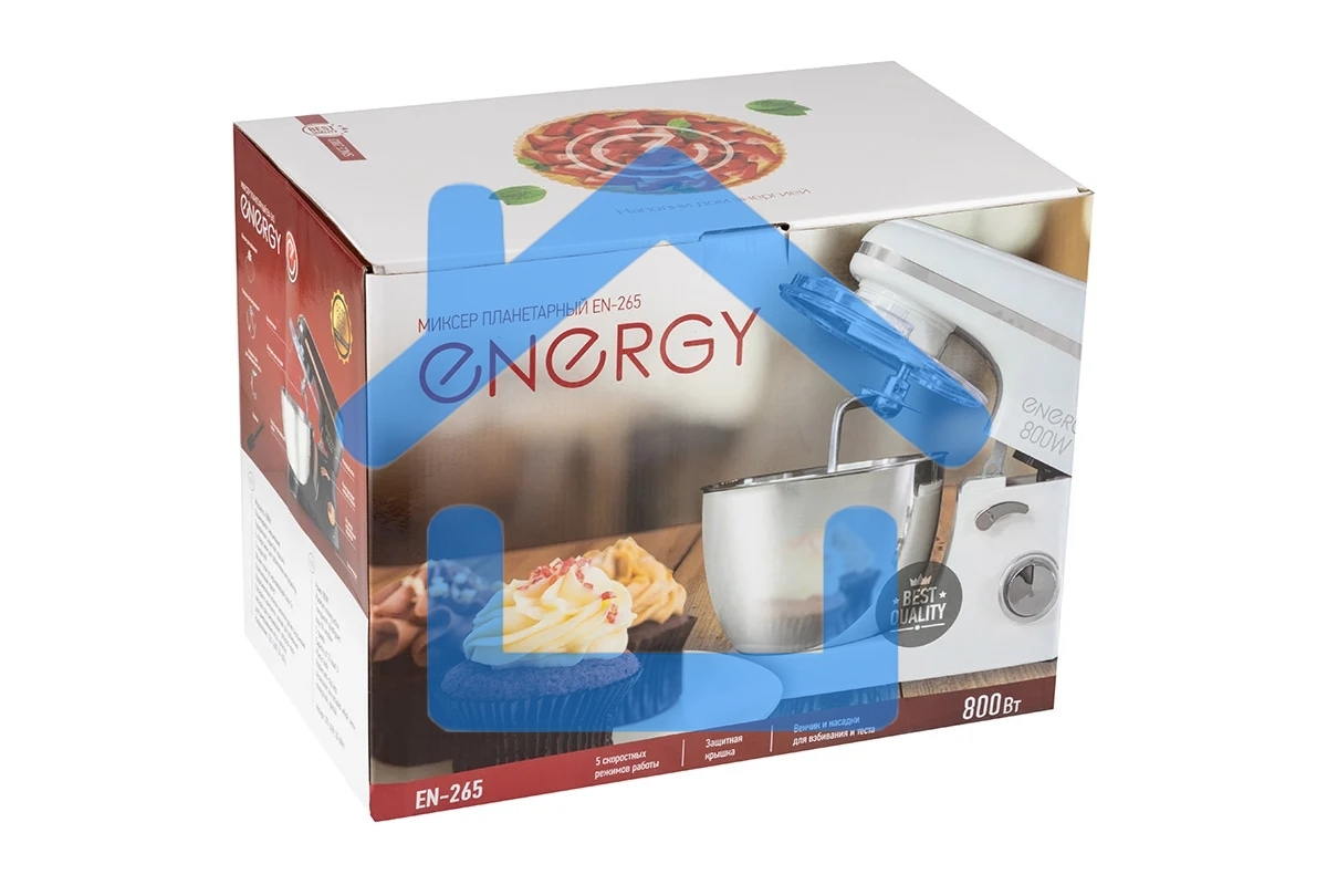 Миксер планетарный ENERGY EN-265 белый