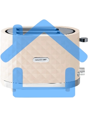 Тостер Galaxy Line GL 2912, бежевый, пластик, 1200 Вт