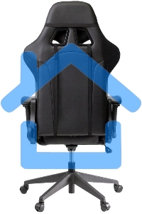 Кресло игровое A4Tech Bloody GC-500, черный, эко.кожа, крестовина пластик