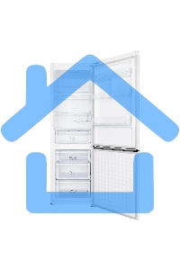 Холодильник Maunfeld MFF195NFIW10 белый двухкамерный 252/98л морозилка снизу, No Frost