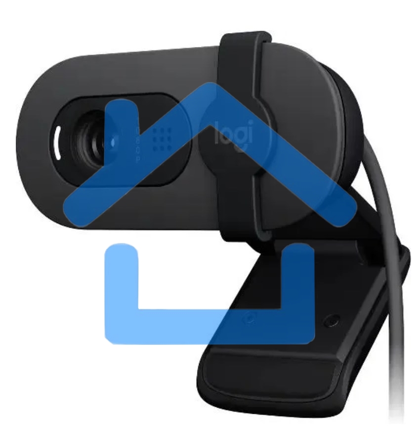 Камера Web Logitech HD Webcam Brio 90 графитовый 2Mpix (1920x1080) USB 2.0 с микрофоном (960-001581)