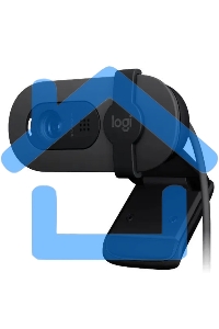 Веб-камера Logitech HD Webcam Brio 90 графитовый 2Mpix (1920x1080) USB 2.0 с микрофоном (960-001581)