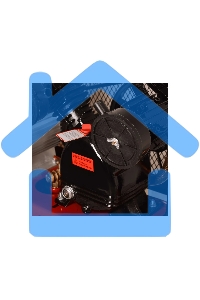 Компрессор поршневой Ресанта КП-100/400Р масляный 400л/мин 100л 2500Вт красный/черный