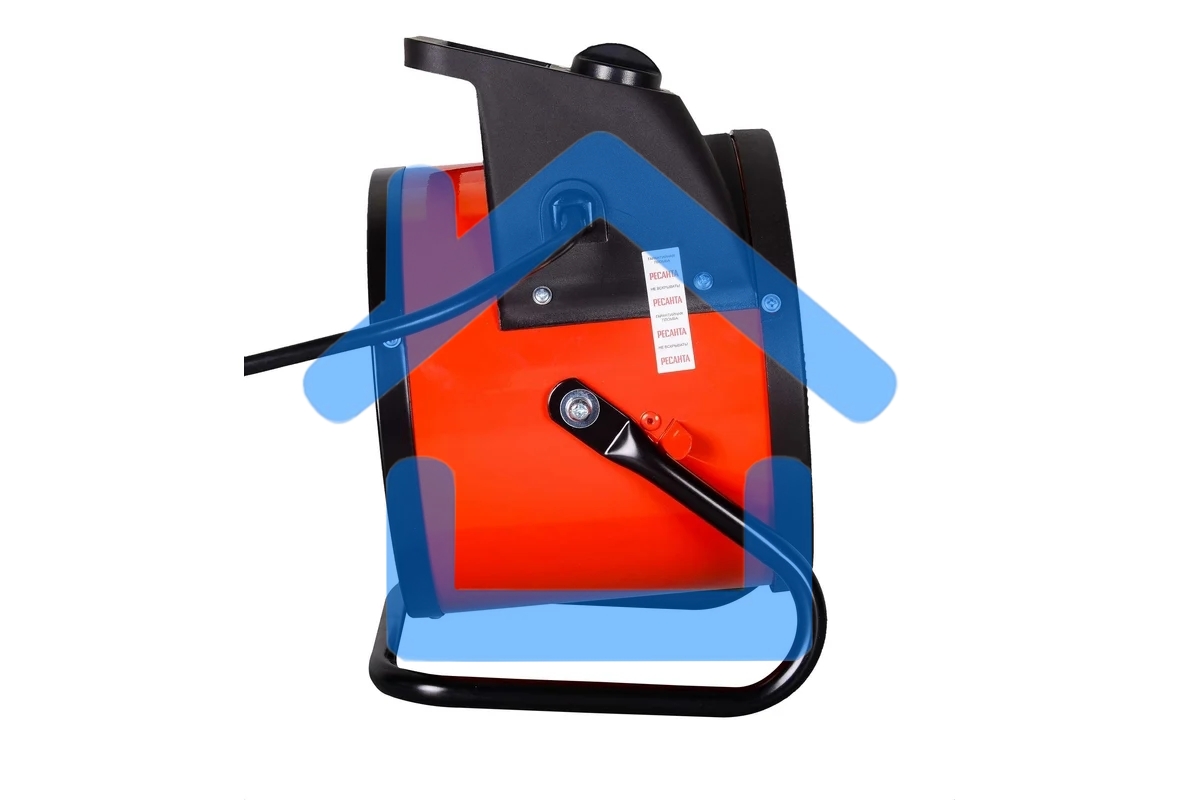 Тепловая электрическая пушка ТЭПК-3K (керам.нагревательный элемент) круглый корпус