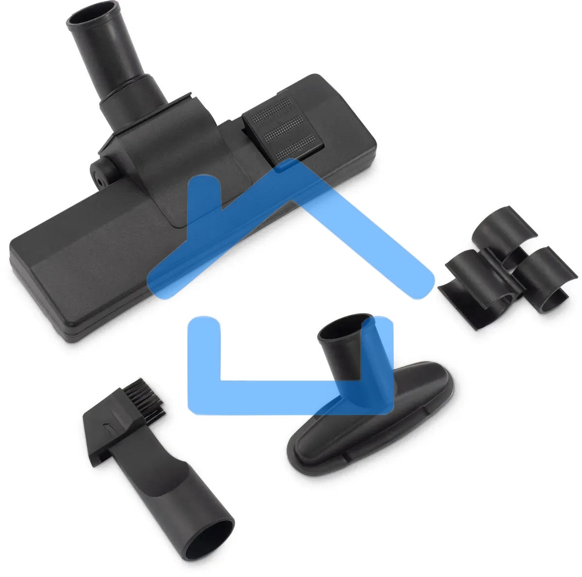 Пылесос Hyundai HYV-B4990 бирюзовый/черный, 400/2220 Вт, уборка сухая, пылесборник мешок, 2.5 л (в компл.:1мешок)