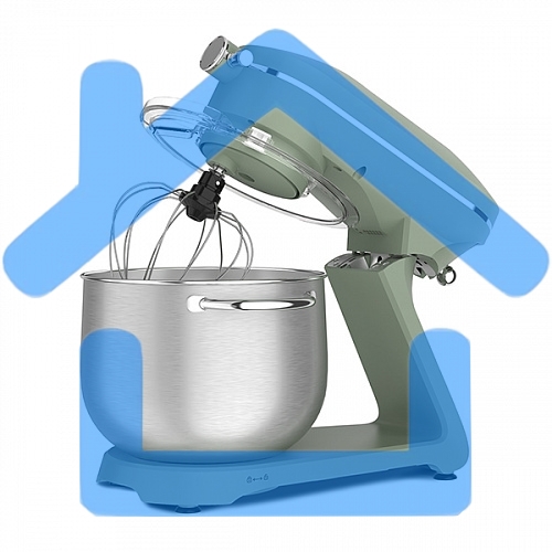 Планетарный миксер BQ MX852 Maтовый Зеленый