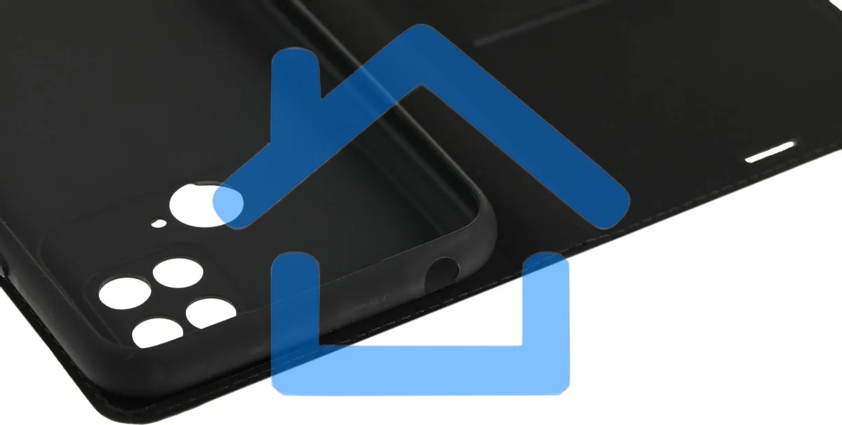 Чехол (флип-кейс) BoraSCO для Xiaomi Poco C40 черный