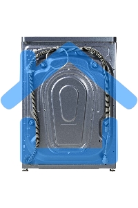 Стиральная машина Бирюса WM-SC914/15 W перламутровый синий, загрузка фронтальная 9 кг, 1400 об/мин, класс А+++