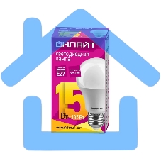 Лампа светодиодная ОНЛАЙТ 61149 OLL-A60-15-230-2.7K-E27 грушевидная