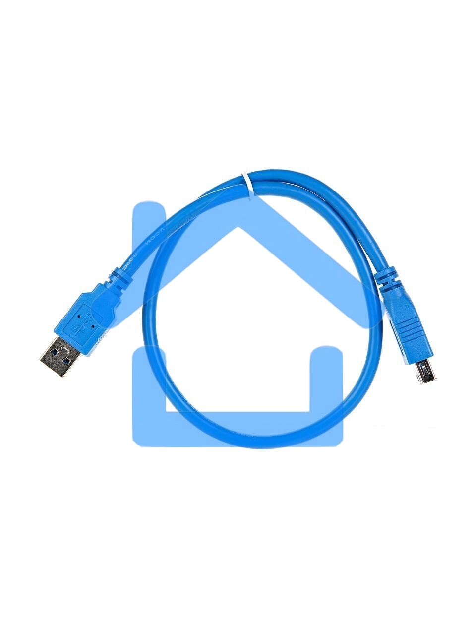 Кабель AM/AF USB3.0 0.5m VCOM удлинитель USB 3.0, VUS7065-0.5M