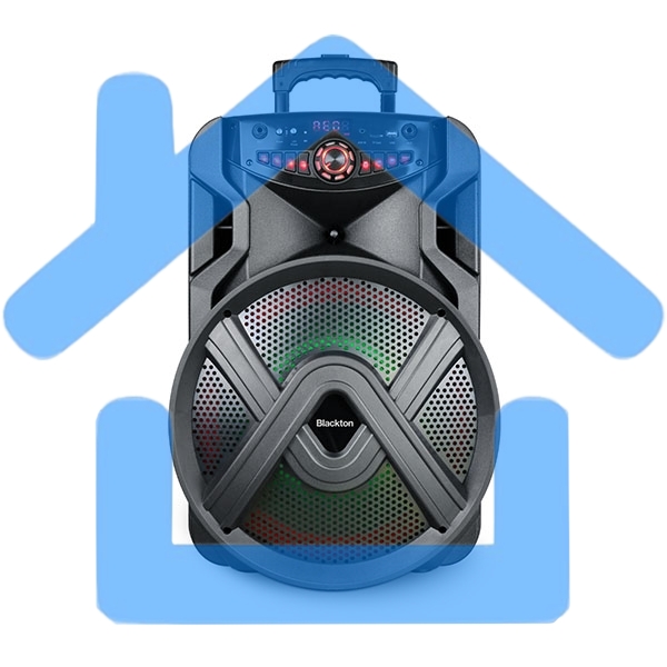 Портативная акустика Blackton Bt PBS2114 черный Мощность RMS 40 Вт Bluetooth