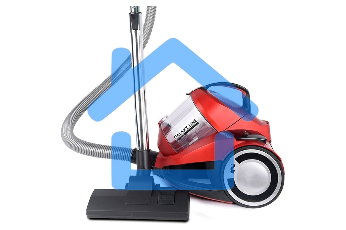 Пылесос Galaxy Line GL 6224 красный/черный, 300/2400 Вт, уборка сухая, пылесборник контейнер, 2 л