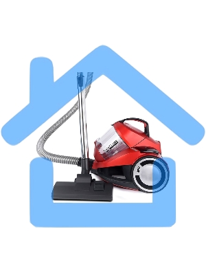 Пылесос Galaxy Line GL 6224 красный/черный, 300/2400 Вт, уборка сухая, пылесборник контейнер, 2 л