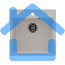 Кухонная мойка Maunfeld Perla 505 MFQS-505W кремовый