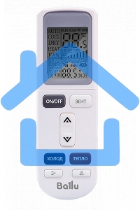 Блок внутренний сплит-системы Ballu BSGRI/in-09HN8_22Y инвертор, 9000 BTU, 25 м², 22 дБ, охлаждение, обогрев, осушение, белый