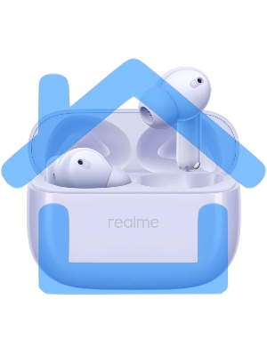 Гарнитура внутриканальные Realme Buds T310 фиолетовый беспроводные bluetooth в ушной раковине (6941764436909)