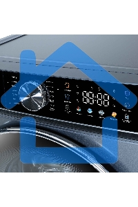 Стиральная машина Бирюса WM-SC914/15 W перламутровый синий, загрузка фронтальная 9 кг, 1400 об/мин, класс А+++