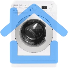 Стиральная машина Indesit BWSA 7109 WSV белый, загрузка фронтальная 7 кг, 1000 об/мин, класс: A