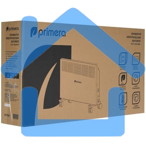 Конвектор Primera Ram PHP-1508-MXR, белый, 1500 Вт, 20 м2, термостат