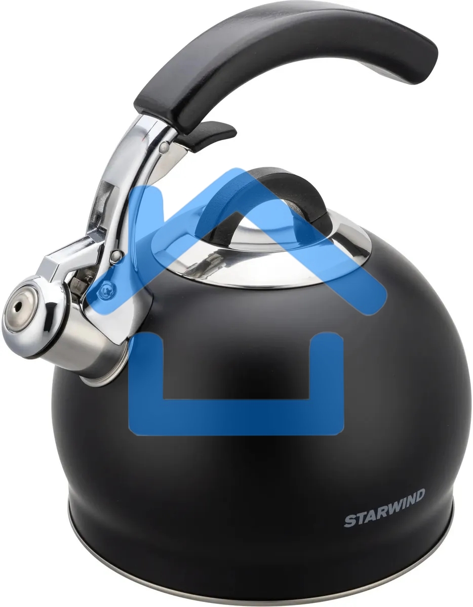 Чайник для плиты металлический Starwind Chef Concept 3л. черный (SW-CH1510)