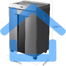 Шредер Deli ET096 серебристый (секр.P-5) фрагменты 16лист. 30лтр. CD