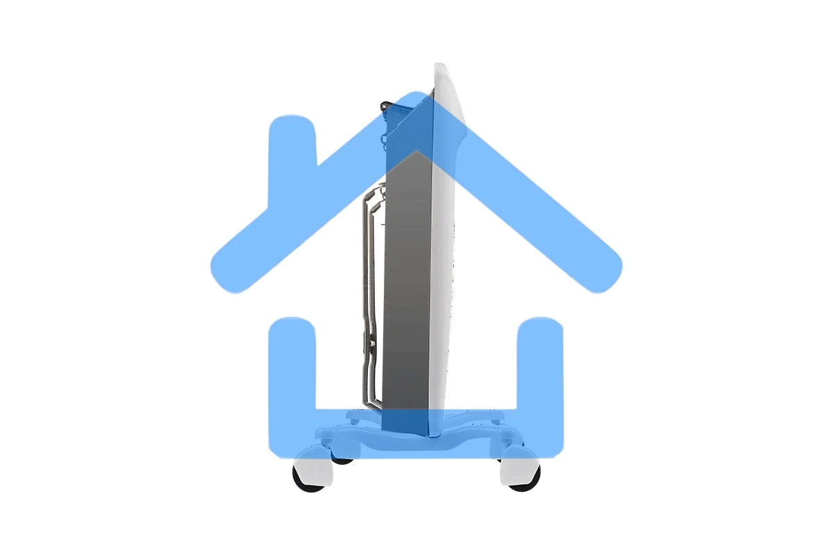 Конвективно-инфракрасный обогреватель Electrolux Air Heat 2 EIH/AG22000E белый, 2000 Вт, 25 м2, термостат, дисплей