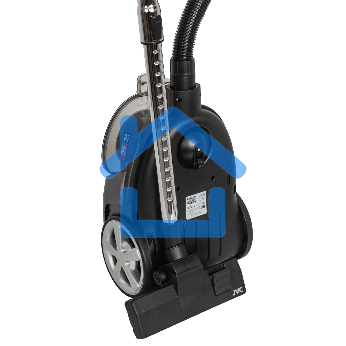 Пылесос JVC JH-VC430 синий, 360/2100 Вт, уборка сухая, пылесборник контейнер, 2.5 л