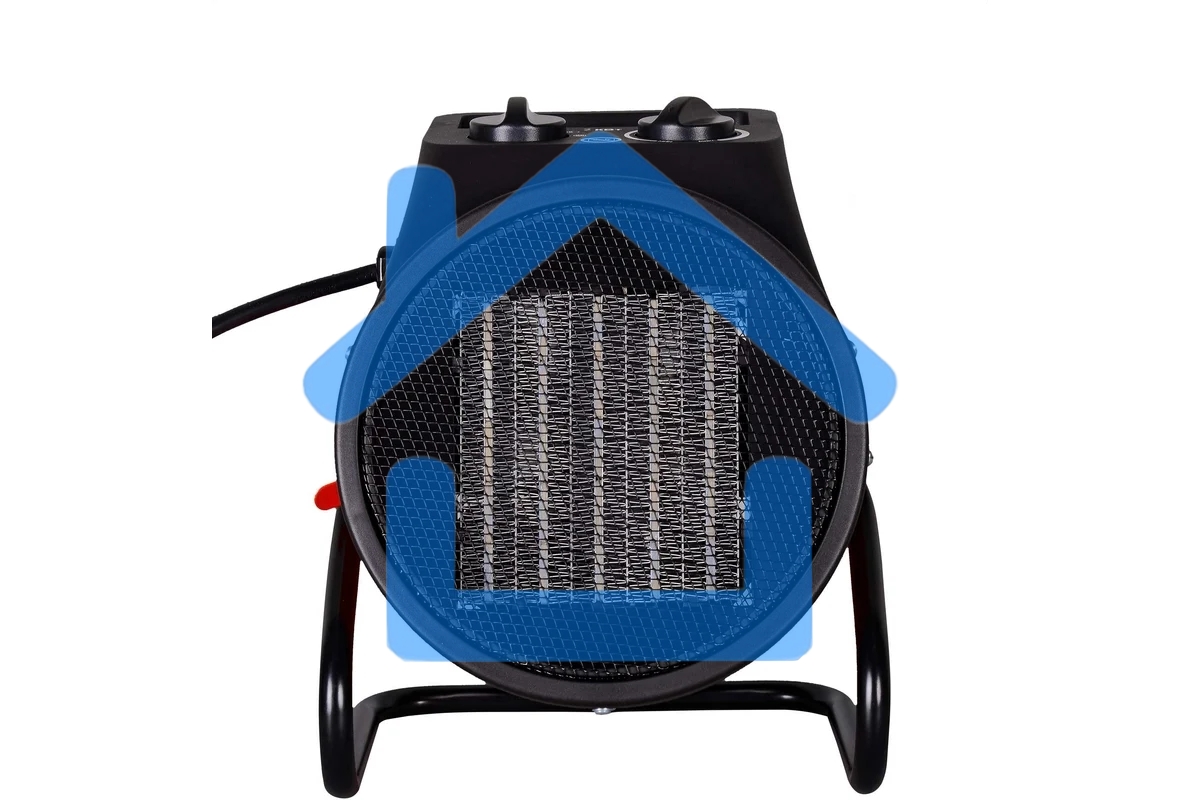 Тепловая электрическая пушка ТЭПК-3K (керам.нагревательный элемент) круглый корпус