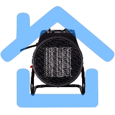 Тепловая электрическая пушка ТЭПК-3K (керам.нагревательный элемент) круглый корпус