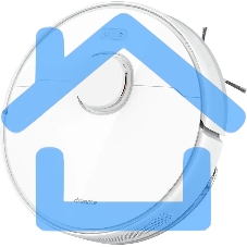 Робот-пылесос DreameBot Robot Vacuum and Mop D9 Plus белый, 3200 мА*ч Li-Ion, уборка влажная/сухая, пылесборник контейнер 0.4 л