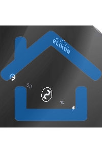 Вытяжка каминная Elikor Wave BK 50 черный, 50 см, 750 куб. м/ч, 56 дБ