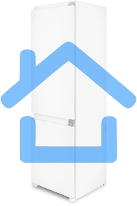 Встраиваемый холодильник Hyundai HBR 1771 2-хкамерн. белый