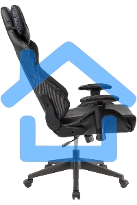 Кресло игровое A4Tech Bloody GC-500, черный, эко.кожа, крестовина пластик